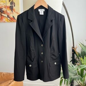 Vintage St. John Sport by Marie Gray Black Blazer / Sport Coat